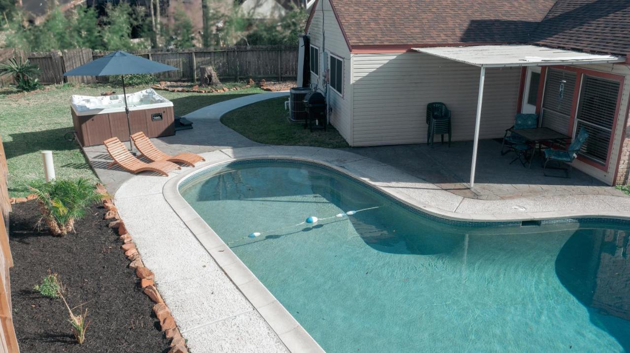 Villa 1976Houstongem Luminous Pvtpool & Hottub Dt20Mins For Lrg Families 6Beds 2Bath Extérieur photo